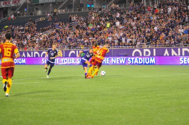 Orlando City SC, 29 Haziran 2016 'da Orlando Florida' daki Kamp Dünyası Stadyumu 'nda Fort Lauderdale Strikers' a ev sahipliği yaptı..