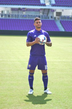 Orlando City SC, Dom Dwyer 'ı tanıtmak için bir basın toplantısı düzenledi..  