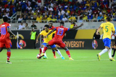 Brezilya, 8 Haziran 2016 tarihinde Orlando Florida 'daki Copa America Centenario' da Haiti ile karşılaştı..