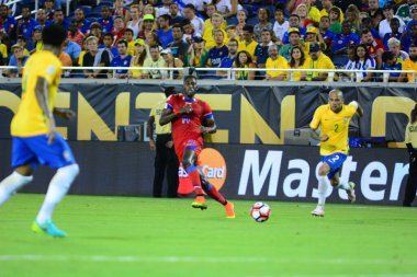 Brezilya, 8 Haziran 2016 tarihinde Orlando Florida 'daki Copa America Centenario' da Haiti ile karşılaştı..