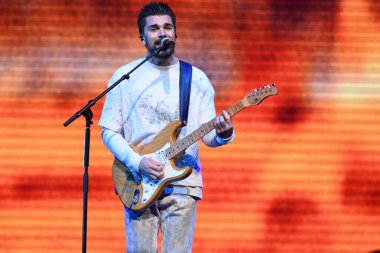 Juanes 'in Orlando Florida' daki Amway Center 'daki konserinde. 20, 2018