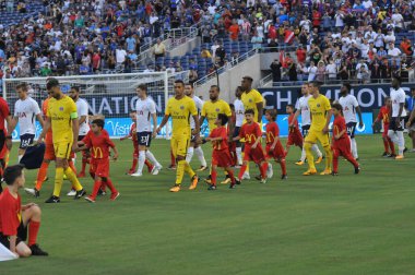 Paris Saint-Germain, Tottenham Hotspur 'a karşı 22 Temmuz 2017' de Orlando Florida 'daki Citrus Bowl' da.  
