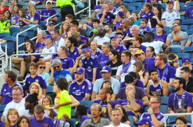 Orlando City SC 15 Temmuz 2015 'te Orlando Florida' daki Camp World Stadyumu 'nda West Bromwich Albion' a ev sahipliği yaptı. Fotoğraf: Marty Jean-Louis