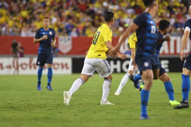 ABD Kolombiya 'ya karşı Raymond James Stadyumu' nda 11 Ekim 2018 'de.  