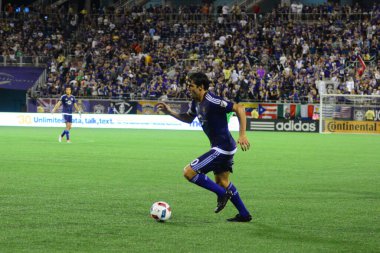 Orlando City, 24 Ağustos 2016 'da Orlando Florida' daki Kamp Dünyası Stadyumunda Toronto FC 'ye ev sahipliği yaptı..