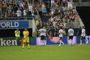 Paris Saint-Germain, Tottenham Hotspur 'a karşı 22 Temmuz 2017' de Orlando Florida 'daki Citrus Bowl' da.   