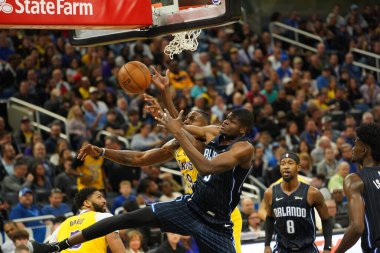Orlando Magic 11 Aralık 2019 Çarşamba günü Orlando Forida 'daki Amway Center' da Los Angeles Lakers 'a ev sahipliği yaptı..  
