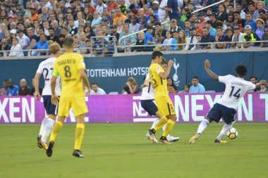 Paris Saint-Germain, Tottenham Hotspur 'a karşı 22 Temmuz 2017' de Orlando Florida 'daki Citrus Bowl' da. 