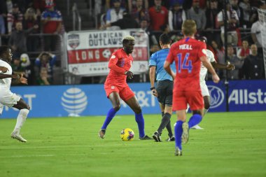 Amerikan Futbol Takımı 15 Kasım 2019 Cuma günü Orlando Florida 'daki Exploria Stadyumu' nda oynanan Concacaf Uluslar Ligi karşılaşmasında Kanada 'ya ev sahipliği yapmaktadır.
