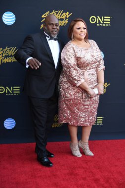 24 Mart 2018 Cumartesi günü Las Vegas 'taki Orleans Resort' ta düzenlenen 33. Yıldız Ödülleri Kırmızı Halı sırasında ünlüler.