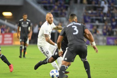 Orlando City 21 Nisan 2018 'de Orlando Florida' daki Exploria Stadyumu 'nda San Jose depremlerine ev sahipliği yaptı..  