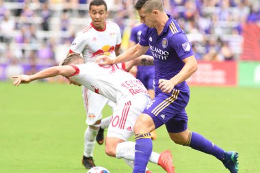Orlando City, 31 Mart 2018 'de Orlando Florida' daki Exploria Stadyumu 'nda New York Red Bulls' a ev sahipliği yaptı..  