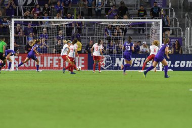 Orland Pride, 25 Ağustos 2018 'de Orlando Florida' daki Exploria Stadyumu 'nda Chicago Red Stars' a ev sahipliği yapıyor..  