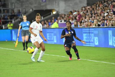 5 Mart 2020 'de Orlando Florida' daki Exploria Stadyumu 'nda düzenlenen 2020 SheBelieves Kupası' nda ABD - İngiltere Karşılaşması 