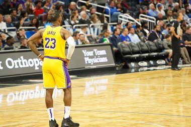 Orlando Magic 11 Aralık 2019 Çarşamba günü Orlando Forida 'daki Amway Center' da Los Angeles Lakers 'a ev sahipliği yaptı..  