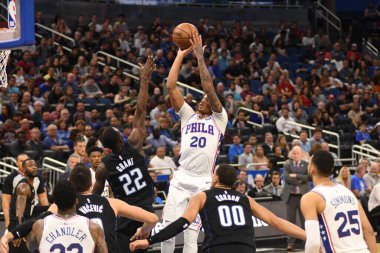 Orlando Magic, Philadelphia 76ers 'ı 14 Kasım 2018' de Orlando Florida 'daki Amway Center' da ağırlıyor..