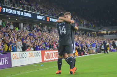 Orlando City 21 Nisan 2018 'de Orlando Florida' daki Exploria Stadyumu 'nda San Jose depremlerine ev sahipliği yaptı..  