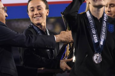 SheBelieves Kupası, 5 Mart 2019 tarihinde Tampa Florida Raymond James Stadyumu 'nda İngiltere' yi şampiyon ilan etmiştir. Fotoğraf: Marty Jean-Louis