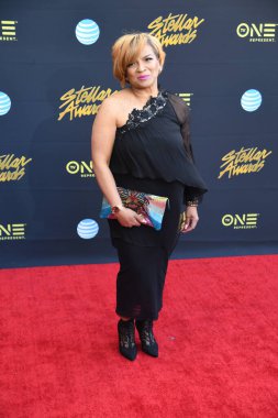 24 Mart 2018 Cumartesi günü Las Vegas 'taki Orleans Resort' ta düzenlenen 33. Yıldız Ödülleri Kırmızı Halı sırasında ünlüler.