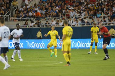 Paris Saint-Germain, Tottenham Hotspur 'a karşı 22 Temmuz 2017' de Orlando Florida 'daki Citrus Bowl' da.   