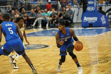 Orlando Magic 10 Kasım 2019 'da Indiana Pacers' ı Amway Center 'da ağırlıyor. Fotoğraf: Marty Jean-Louis