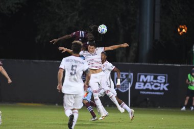 Real Salt Lake, 12 Temmuz 2020 'de Orlando Florida' da düzenlenen MLS Sırt Turnuvası sırasında Colorado Rapids ile karşı karşıya. 
