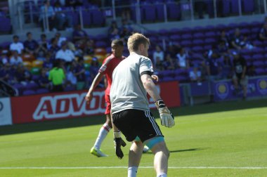Orlando City SC, 9 Nisan 2019 'da Orlando, Florida' daki Citrus Bowl 'da New York Red Bulls' a ev sahipliği yapıyor..  