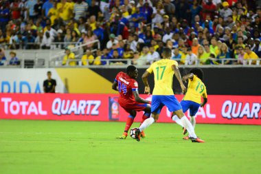 Brezilya, 8 Haziran 2016 tarihinde Orlando Florida 'daki Copa America Centenario' da Haiti ile karşılaştı..
