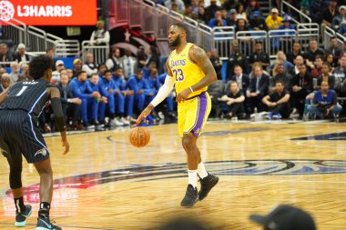 Orlando Magic 11 Aralık 2019 Çarşamba günü Orlando Forida 'daki Amway Center' da Los Angeles Lakers 'a ev sahipliği yaptı. Fotoğraf: Marty Jean-Louis