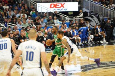 Orlando Magic, Boston Celtics 'i 24 Ocak 2020' de Orlando, Florida 'da Amway Center' da ağırladı.