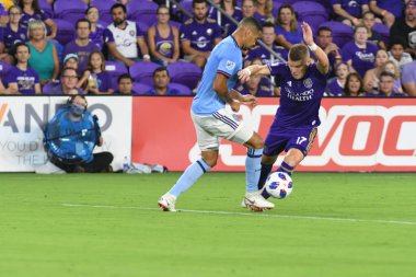 Orlando City 26 Temmuz 2018 'de Florida Exploria Stadyumu' nda NYC FC 'ye ev sahipliği yaptı. Fotoğraf: Marty Jean-Louis