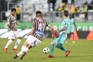 Fluminense, Florida Kupası 'nda 15 Ocak 2018' de Orlando Florida 'da oynanan Spektrum Stadyumu' nda Barcelona SC 'ye karşı..