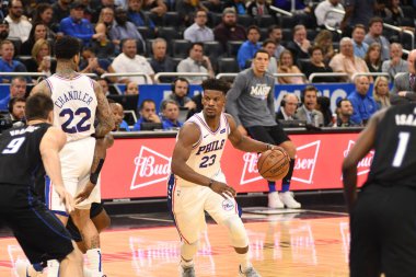 Orlando Magic, Philadelphia 76ers 'ı 14 Kasım 2018' de Orlando Florida 'daki Amway Center' da ağırlıyor..