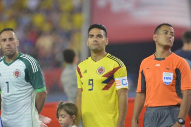 ABD Kolombiya 'ya karşı Raymond James Stadyumu' nda 11 Ekim 2018 'de. 