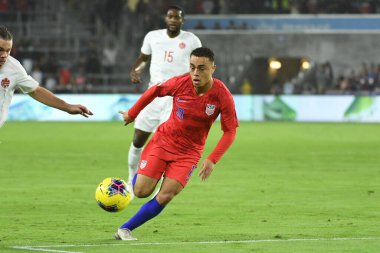 Amerikan Futbol Takımı 15 Kasım 2019 Cuma günü Orlando Florida 'daki Exploria Stadyumu' nda oynanan Concacaf Uluslar Ligi karşılaşmasında Kanada 'ya ev sahipliği yapmaktadır.