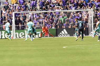Orlando City SC 20 Nisan 2019 'da Orlando City Stadyumu' nda Vancouver Whitecaps 'a ev sahipliği yapıyor..  