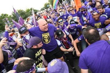 Orlando City 26 Temmuz 2018 'de Florida Exploria Stadyumu' nda NYC FC 'ye ev sahipliği yaptı. Fotoğraf: Marty Jean-Louis