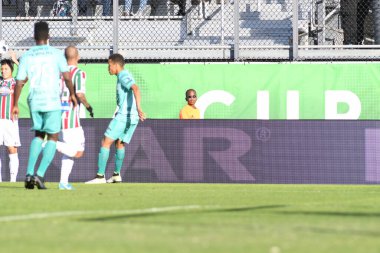 Fluminense, Florida Kupası 'nda 15 Ocak 2018' de Orlando Florida 'da oynanan Spektrum Stadyumu' nda Barcelona SC 'ye karşı..  