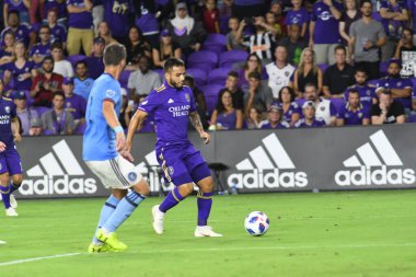 Orlando City 26 Temmuz 2018 'de Florida Exploria Stadyumu' nda NYC FC 'ye ev sahipliği yaptı. Fotoğraf: Marty Jean-Louis