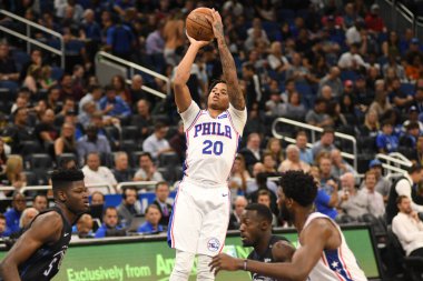 Orlando Magic, Philadelphia 76ers 'ı 14 Kasım 2018' de Orlando Florida 'daki Amway Center' da ağırlıyor..
