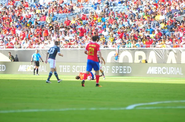 Коста Рика Стикається Парагваєм Під Час Copa America Centenario Стадіоні — стокове фото