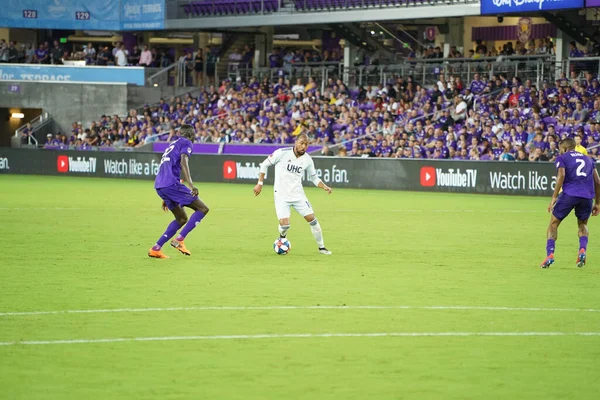 Orlando City Accueille Révolution Nouvelle Angleterre Lors Open Cup Des — Photo