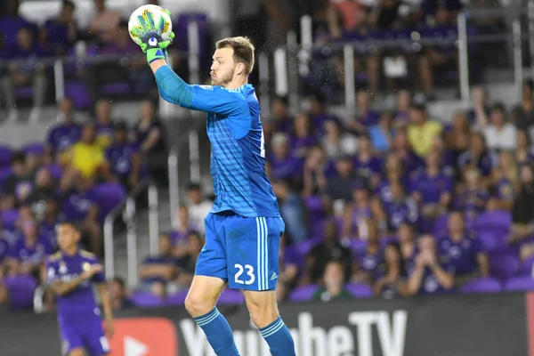 Orlando City Host Houston Dynamo Exploria Stadium Orlando Florida September — Stock Photo, Image