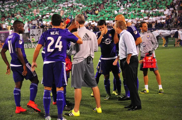 Orlando City Házigazda Téged Montreal Impact Camping World Stadium Október — Stock Fotó