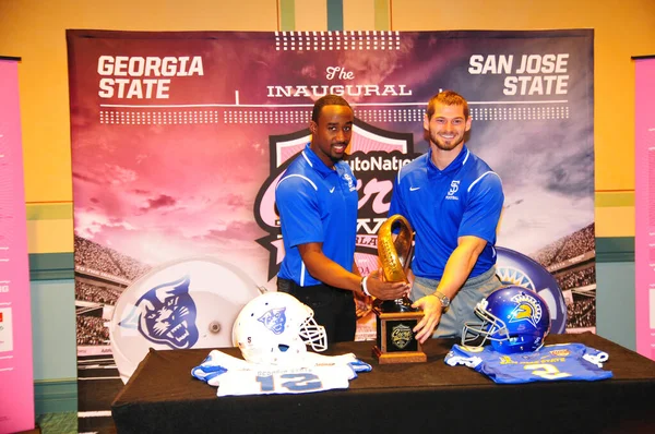 Georgia State Football Team Prepara Para Cure Bowl Mientras Enfrentan — Foto de Stock