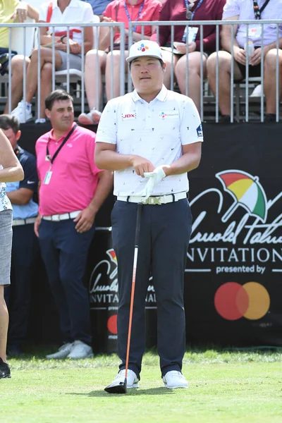 Bubba Watson Lors Premier Tour Groupe Sur Invitation Arnold Palmer — Photo