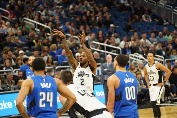 Orlando Magic Gastheer Van Clippers Het Amway Center Orlando Florida — Stockfoto