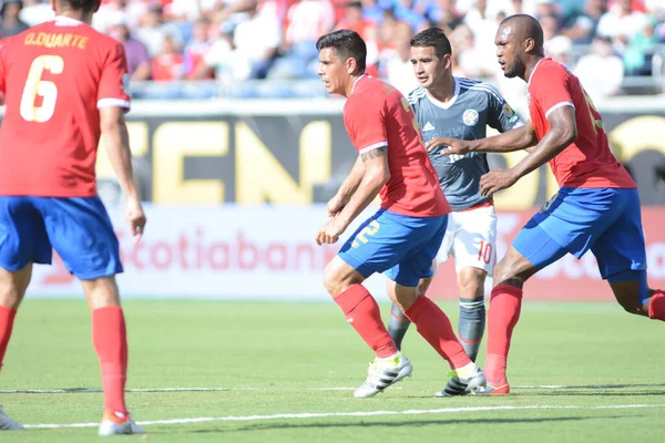 Costa Rica Enfrenta Paraguay Durante Copa América Centenario Camping World —  Fotos de Stock