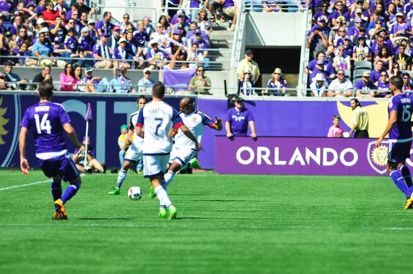 Orlando City Ospita Real Salt Lake Citrus Bowl Orlando Florida — Foto Stock