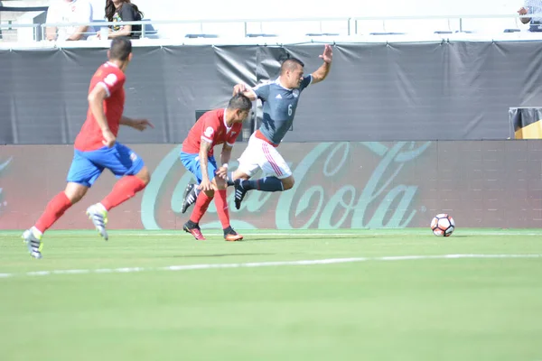 Costa Rica Enfrenta Paraguai Durante Centenário Copa América Estádio Mundial — Fotografia de Stock